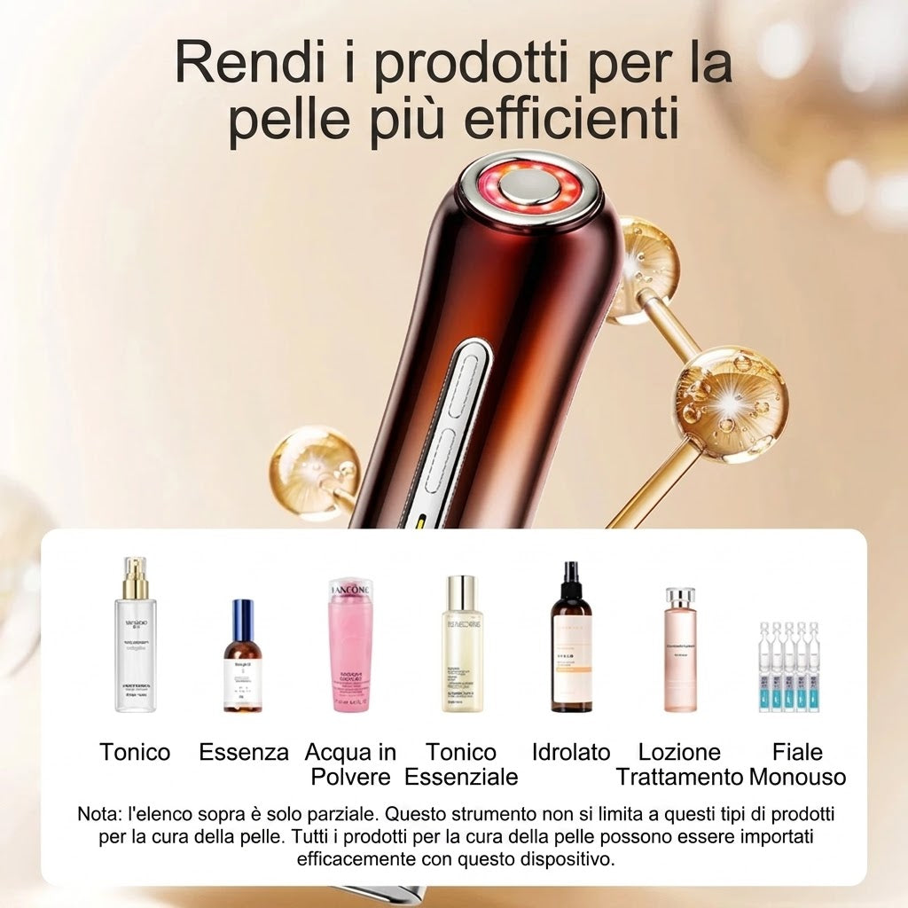 Dispositivo di Bellezza Viso EMS con Microcorrente - Vorien
